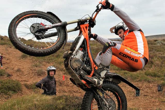 Andy Chilton in action at Middlesbrough DMC Cleveland trial.