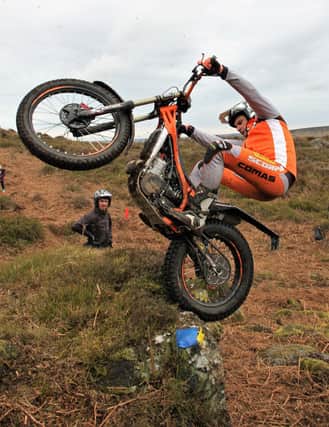Andy Chilton in action at Middlesbrough DMC Cleveland trial.