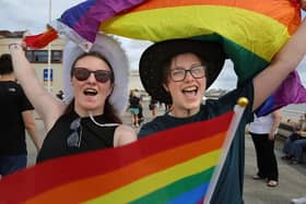 Having fun at Bridlington Pride in 2025. Photo: Richard Ponter