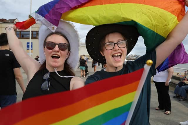 Having fun at Bridlington Pride in 2025. Photo: Richard Ponter