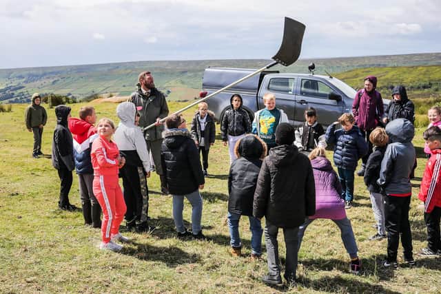 The Let's Learn Moor event at at Blakey Ridge in the North Yorkshire Moors.
Photograph: Stuart Boulton.