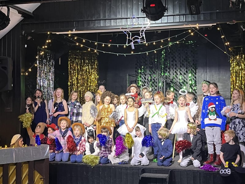 Christmas play at Fyling Hall School.
