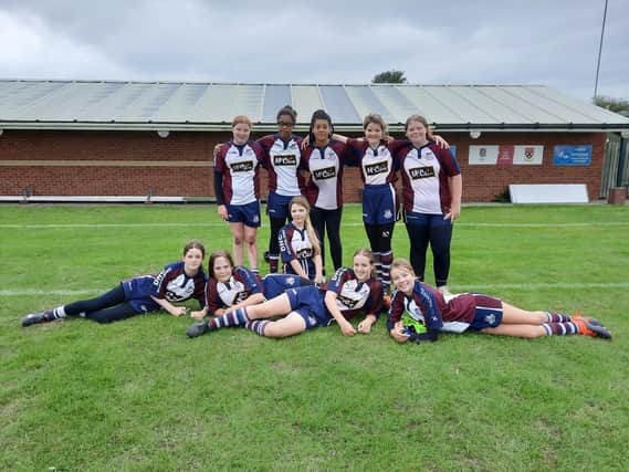 Scarborough RUFC Girls Under-14s at Selby RUFC