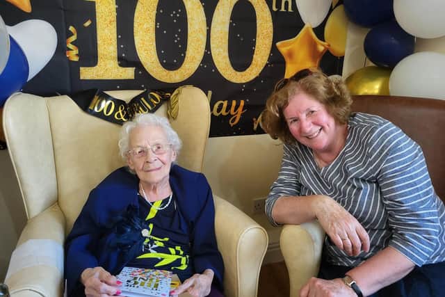 Joan was quite overwhelmed by all her cards and celebrations.