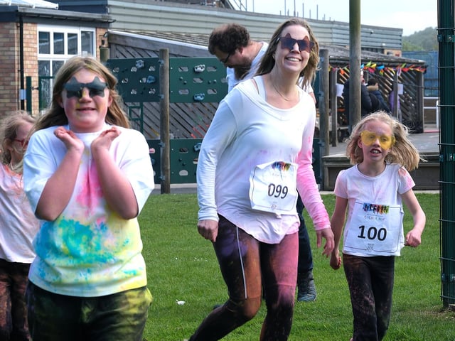 Covered in colour!