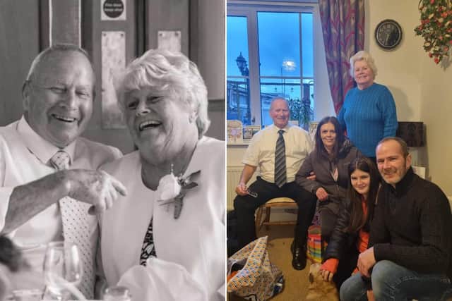 The Bridlington couple also celebrated with a special party with all of their loved ones near.