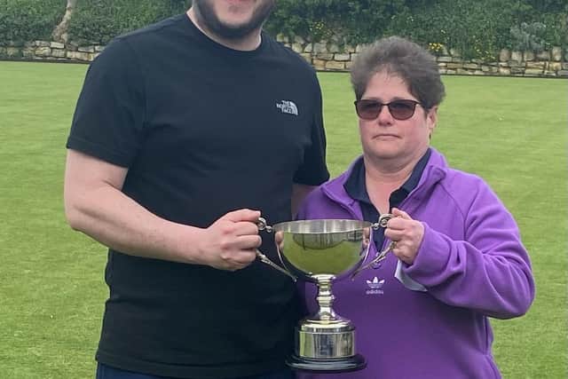 Adam Chilvers and Lisa Watson won the North Cliff Drawn Pairs Merit on Sunday.