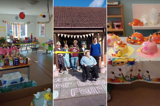 Cherry Tree Lodge in Scarborough held a wonderful Easter Fair and raised £600 this month. Photos submitted.