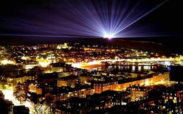 The famous light show from the Yorkshire Coast BID is back for a week-long spectacle.