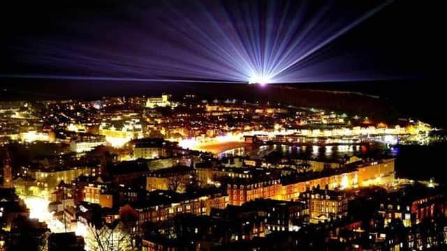 The famous light show from the Yorkshire Coast BID is back for a week-long spectacle.