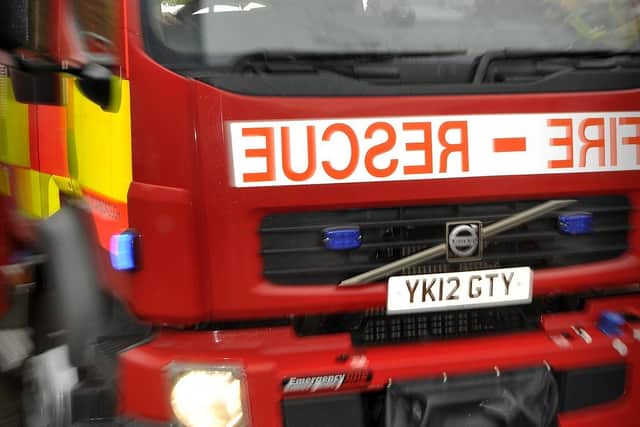 Fire crews responded to a house fire in East Heslerton and a road traffic collison in Ebberston