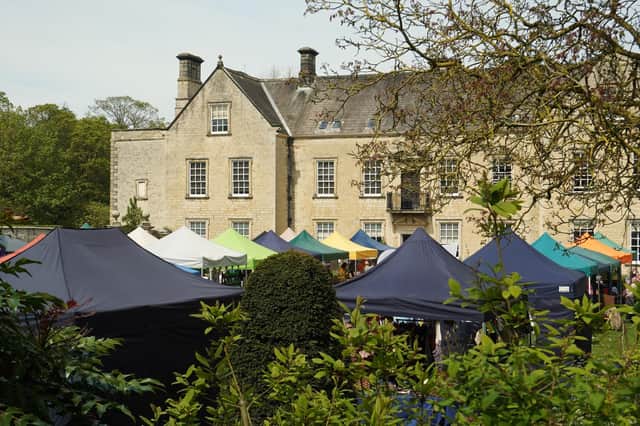 Stalls at the Love Local event at Nunnington Hall - Image: National Trust
