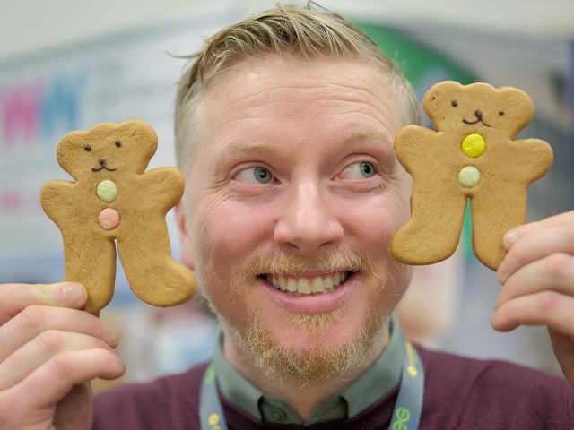 Howard from Cooplands with tasty treats