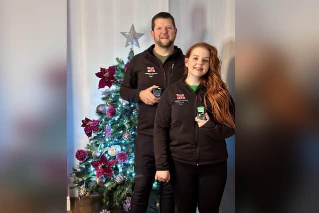 Lee and Eleanor Jackson, who volunteer for Staithes and Runswick RNLI.