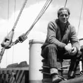 Ben Kelly at the boatyard