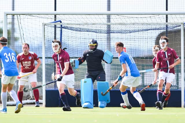 Goalkeeper Harry Hutchinson was player of the match for Scarborough in Sunday's Plate loss.