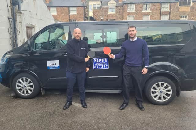 Nippy Taxis are sponsoring the second division of the Scarborough Table Tennis League this season.