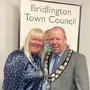 New Mayor Rick Arrand with his wife, Mayoress Kim Arrand