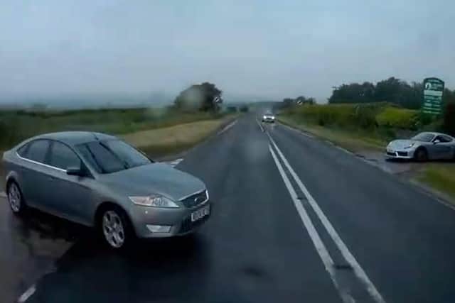 A dash-cam captures the moment just before a collision between two vehicles in Scarborough. (Photo: Nextbase)