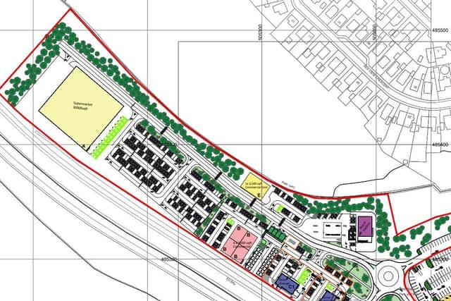 New Scarborough Retail Park, Filey Road illustrative masterplan.