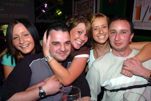 Katya, Danny, Naomi, Lynsey and Scott having a few midweek drinks.