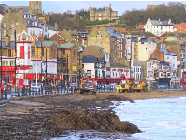 Scarborough getting ready for winter.