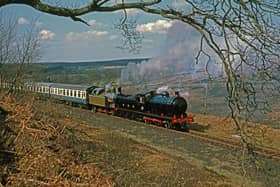 Royal train pictured at Eller Beck.
picture: Maurice Burns