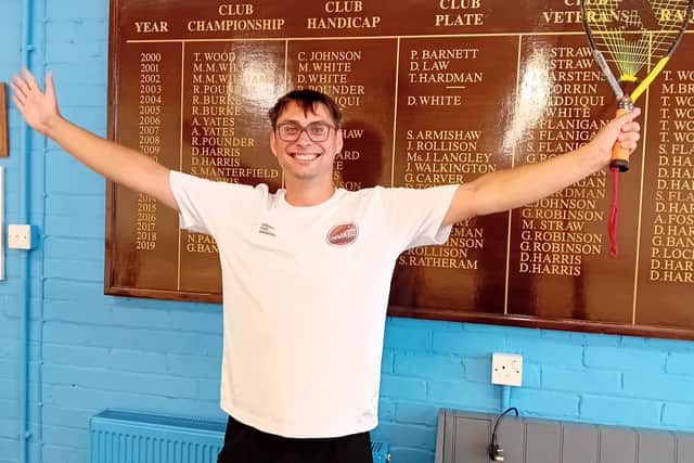 Ben Allen made his debut for the Scarborough Racquetball team