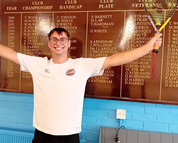 Ben Allen made his debut for the Scarborough Racquetball team