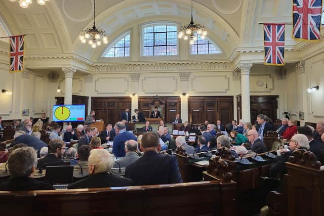 North Yorkshire Council full meeting, on November 12.