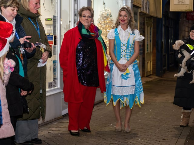 The Fairy Godmother with Cinderella