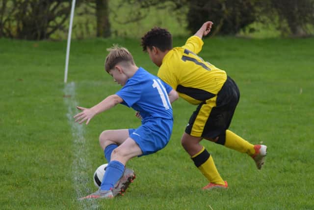 Heslerton Under-14s (blue kit) v Scalby Under-14s