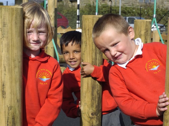 2007. Hawsker School new starters pictured are Lewis De Silva, Charlotte Everall and Thomas Lowis