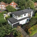 An overview of the stunning property with wrap-around gardens.