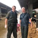 Peter Wright and fellow vet Matt Smith on The Yorkshire Vet. (Pic credit: Daisybeck Studios / The Yorkshire Vet returns on Tuesday at 8pm on Channel 5)