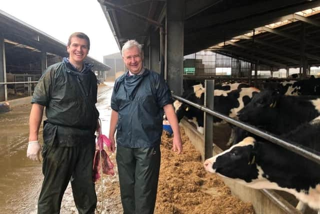 Peter Wright and fellow vet Matt Smith on The Yorkshire Vet. (Pic credit: Daisybeck Studios / The Yorkshire Vet returns on Tuesday at 8pm on Channel 5)