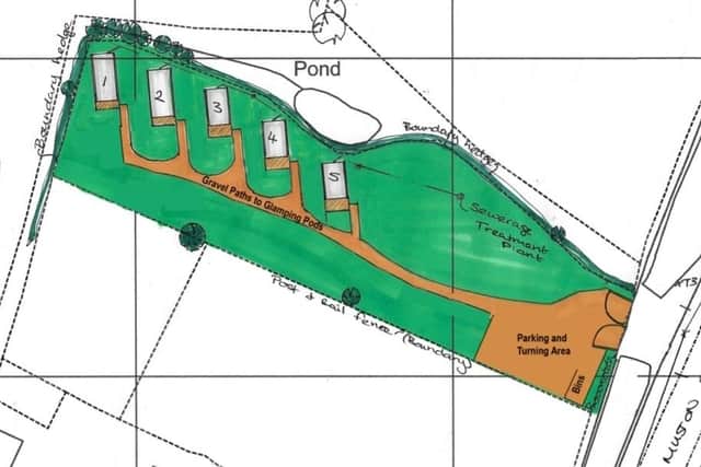 Where the new pods will be located