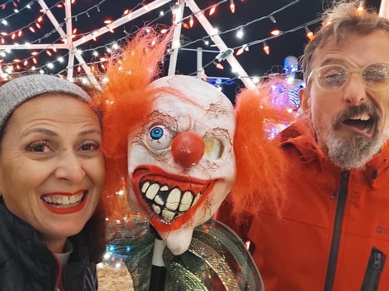 This creepy clown was submitted by Matteo Simone of Scarborough,