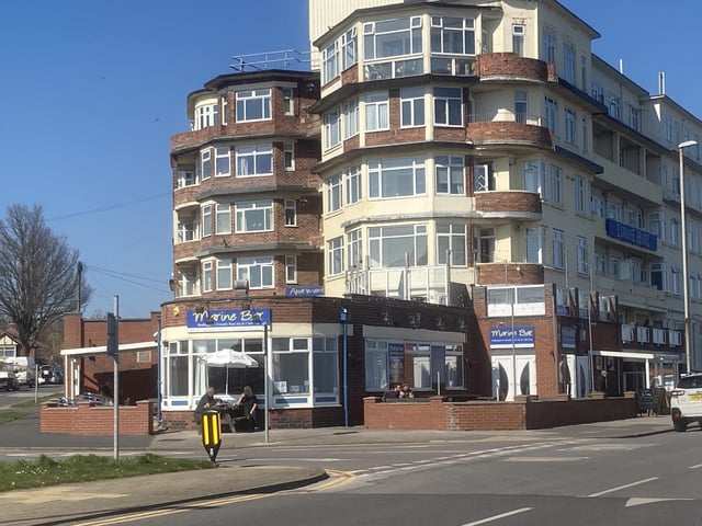 Marine Bar, located on North Marine Drive, received 2 votes.