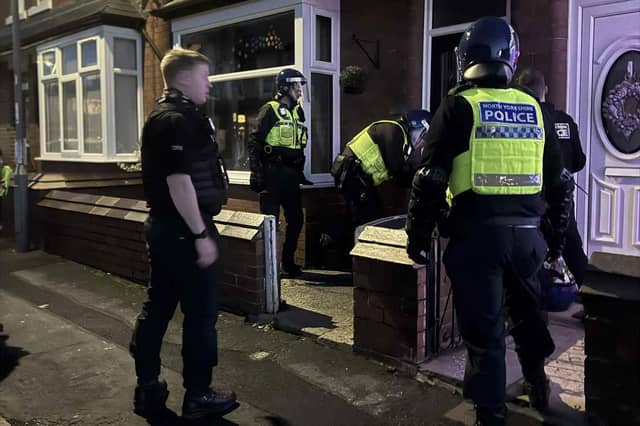 The drugs raid at Filey.