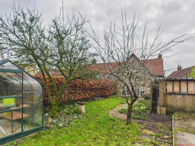 The rear garden is private and enclosed.