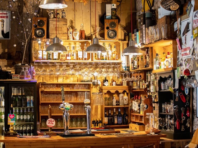 The Yorkshireman bar is one of the Dale Farm facilities, along with a venue large enough for occasions such as weddings.