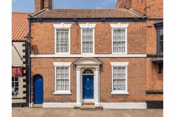 This grade II listed Georgian town house has four bedrooms and is for sale with Cundalls for £360,000.