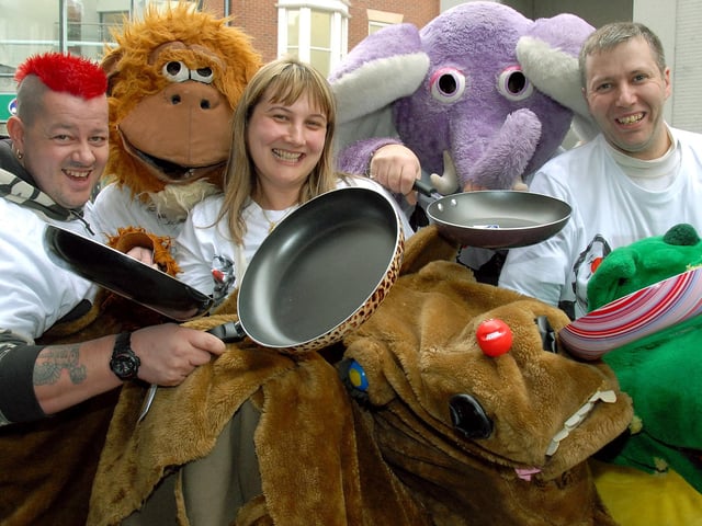 TK Maxx staff ready for the race..