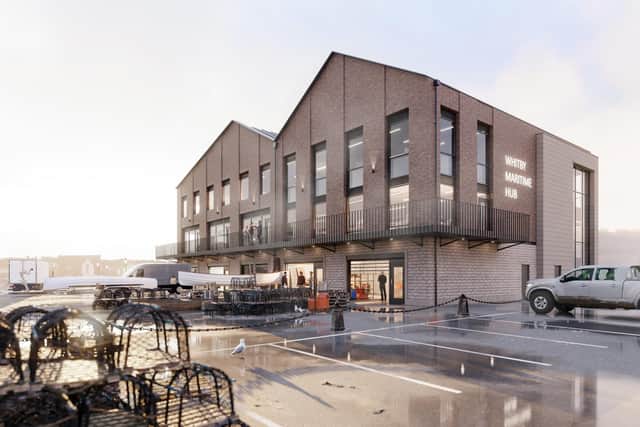 Artist's impression of Whitby maritime hub.