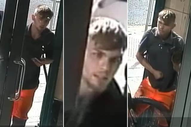 The incident occurred at 5.10pm on Friday June 27, on St Nicholas Street and involved a man kicking and damaging a shop door.