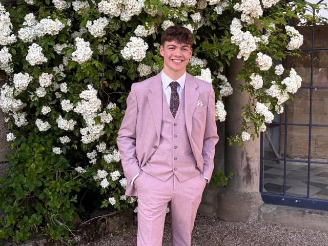 Isaac Harrison looking dapper.