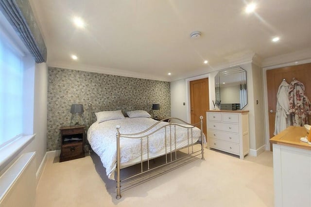 One of the property's double bedrooms.