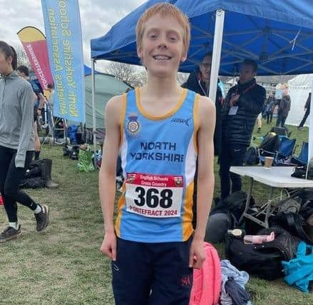 Scarborough AC teenager Ben Guthrie impressed for North Yorkshire at Pontefract.