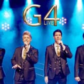 G4 - X Factor runners up in 2004, performed a cappella in The Magpie Cafe, Whitby.